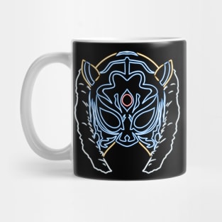 Tiger mask neon style 1 Mug